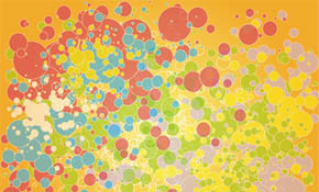 Colored Bockha Orange Background